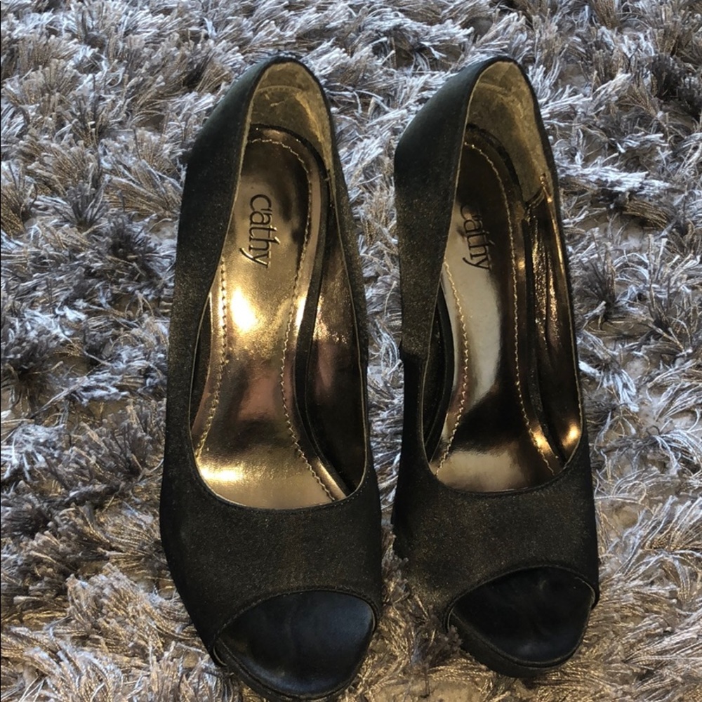 Black high heels